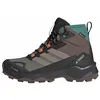 Image de adidas Femme Terrex Skychaser AX5 Mid GORE-TEX CLIMAWARM+ Hiking Shoes, Earth Strata/Trace Brown/Pure Teal, 40 2/3 EU