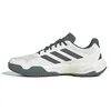 Image de adidas Homme CourtJam Control 3 Clay Tennis Shoes, off white/core black/aurora ivy, 40 2/3 EU