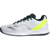 Image de adidas Homme Courtflash Speed 2 Mens Tennis Shoes, Cloud White/Silver Metallic/Lucid Lemon, 44 EU