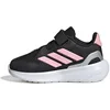 Image de adidas Mixte bébé RUNFALCON 5 SHOES INFANTS, core black/pink spark/silver met., 22 EU