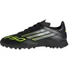 Image de adidas Mixte enfant F50 LEAGUE Turf Football Boots Kids, Core Black/Iron Metallic/Lucid Lemon, 28 EU