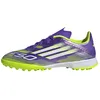 Image de adidas Mixte enfant F50 LEAGUE Turf Football Boots Kids, Purple Rush/Cloud White/Lucid Lemon, 34 EU