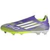 Image de adidas Mixte F50 LEAGUE Laceless Firm Ground Football Boots, Purple Rush/Cloud White/Lucid Lemon, 44 2/3 EU