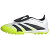Image de adidas Mixte PREDATOR LEAGUE Fold-Over Tongue Turf Football Boots, Cloud White/Core Black/Lucid Lemon, 42 EU