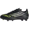 Image de adidas Mixte enfant F50 LEAGUE Firm Ground/Multi Ground Football Boots Kids, Core Black/Iron Metallic/Lucid Lemon, 36 EU
