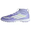 Image de adidas Mixte enfant F50 SPARKFUSION LEAGUE W Mid Turf Football Boots Kids, violet tone/lucid lemon/purple rush, 29 EU