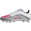 Image de adidas Mixte enfant F50 MESSI CLUB Firm Ground/Multi Ground Football Boots Kids, ftwr white/lucid red/silver met., 38 2/3 EU