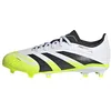 Image de adidas Mixte enfant PREDATOR LEAGUE Firm Ground/Multi Ground Football Boots Kids, Cloud White/Core Black/Lucid Lemon, 36 2/3 EU