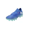 Image de PUMA Future 7 Match Fg/Ag Chaussures de football unisexes, Bluemazing PUMA Blanc Menthe poivrée électrique, 44.5 EU