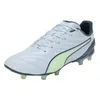 Image de PUMA Chaussures de football King Pro Fg/Ag unisexes, Givré Dew Fizzy Apple Grey Skies, 44 EU