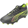 Image de PUMA Ultra 5 Match FG JR Chaussures de football, argent vieilli, argent vieilli, 37 EU, Argent vieilli mat Jaune Alert PUMA Aged Silver, 4 UK