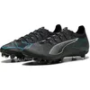 Image de PUMA Ultra 5 PRO FG/AG Chaussures de football unisexes Noir/argenté/turquoise 40 EU, Puma Black PUMA Silver Bright Aqua, 40.5 EU
