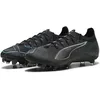 Image de PUMA Chaussures de football unisexe Ultra 5 Pro Fg/Ag, Puma Black PUMA Silver Bright Aqua, 41 EU