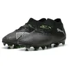 Image de PUMA Future 8 Pro Fg/Ag Jr Chaussures de football unisexes pour enfant, Puma Black PUMA Silver Fluo Green, 31 EU