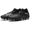 Image de PUMA Future 8 PRO FG/AG Chaussures de football unisexe Noir/argenté/vert fluo, 40 EU, Puma Black PUMA Silver Fluo Green, 40 EU