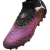 Image de PUMA Future 8 PRO MG Chaussures de football unisexes Noir/blanc/rouge brillant Pointure 42,5, Puma PUMA noire, blanche, rouge éclatante, 43 EU