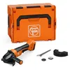 Image de FEIN Meuleuse d’angle sans fil Ø125 mm, CCG18-125-12 PD AS, 18V, Durable et puissante, pour Chargeur, Ponçage et ébavurage, moteur sans balai, sans Batteries ni Chargeur. Interrupteur «homme mort»