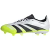 Image de adidas Mixte PREDATOR LEAGUE Firm Ground/Multi Ground Football Boots, Cloud White/Core Black/Lucid Lemon, 42 EU