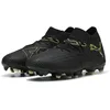 Image de PUMA Chaussures de football Future 8 Match Fg/Ag, Puma Noir pétillant vert clair terrain, 42 EU
