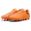 Image de PUMA Chaussures de football Future 8 Play Fg/Ag, Heat Fire PUMA Black Ravish, 42 EU