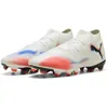 Image de PUMA Future 8 Pro Fg/Ag Chaussures de football unisexes, Puma PUMA blanche, noire, rouge éclatante, 41 EU