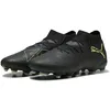 Image de PUMA Future 8 Pro Fg/Ag Chaussures de football unisexes, Puma Noir pétillant vert clair terrain, 40.5 EU