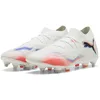 Image de PUMA Chaussures de football Future 8 Match Mxsg unisexes, Puma PUMA blanche, noire, rouge éclatante, 40.5 EU