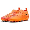 Image de PUMA Future 8 Match MG JR Chaussures de football, Heat FIRE Black-Ravish, 44 EU, Heat Fire PUMA Black Ravish, 28 EU