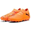 Image de PUMA Chaussures de football Future 8 Match Mg unisexes, Heat Fire PUMA Black Ravish, 42.5 EU