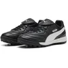 Image de PUMA Chaussures de football King Liga TT unisexes, Puma Black Puma White Puma Silver, 42.5 EU