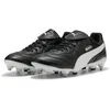 Image de PUMA Chaussures de football King Liga Mxsg unisexes, Puma Black Puma White Puma Silver, 44 EU