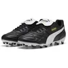 Image de PUMA Chaussures de football King Top Fg/Ag unisexes, Puma Black PUMA White PUMA Gold, 8