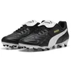 Image de PUMA Chaussures de football King Top Fg/Ag unisexes, Puma Black PUMA White PUMA Gold, 7.5 UK