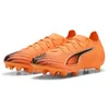 Image de PUMA Chaussures de football Ultra 6 Pro Fg/Ag unisexes, Heat Fire PUMA Noir/rouge brillant, 44 EU