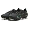 Image de PUMA Chaussures de football Ultra 6 Pro Fg/Ag unisexes, Puma Noir pétillant vert clair terrain, 46 EU
