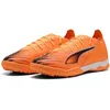 Image de PUMA Chaussures de football Ultra 6 Match Tt unisexes, Heat Fire PUMA Noir/rouge brillant, 42 EU