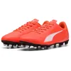 Image de PUMA Vitoria II Fg/AG Chaussures de Football Homme, Glowing Red Puma White, 42.5 EU