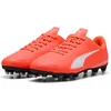 Image de PUMA Chaussures de football Vitoria II Fg/Ag Jr unisexes pour enfant, PUMA rouge lumineuse blanche, 4.5 UK