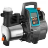 Image de Gardena Station de Pompage 6000/6E Lcd Inox Premium : Pompe Domestique, Débit de 6 000 L/H, Moteur de 1 300 W, Affichage Lc, Corps en Acier Inoxydable de Qualité (1760-20) Noir/Gris, 01760-20