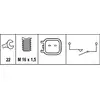 Image de HELLA Contacteur de feu de recul pour FORD: Focus, Fiesta, Puma, C-Max, Mondeo, Fusion, Courier, Ka, Ecosport (Ref: 6ZF 010 965-031)