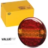 Image de HELLA VALUEFIT Feu arrière - LED - 12V / 24V - Montage en saillie/vissé - ECE - Couleur du voyant: rouge/jaune - Fiche: Fiche plate - gauche/droite - Quantité: 1-2SD 357 026-001
