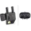 Image de HELLA Capteur, pression des gaz échappement pour HYUNDAI: Santa Fe, i20, i30, H1, Elantra, Accent, i40, ix35 & NISSAN: Navara (Ref: 6PP 009 409-291)