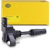 Image de HELLA 5DA 358 168-121 Bobine d'allumage - 14V - Connecteur 4 broches - Boulonné