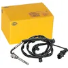Image de HELLA 6PT 358 181-401 Capteur de température des gaz d'échappement   2 broches   Vis   Câble : 1070 mm   Avec clips de fixation sur le câble