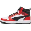 Image de PUMA Rebound V6 Mixte Baskets, PUMA WHITE-PUMA BLACK-FOR ALL TIME RED, 41 EU