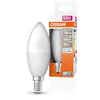 Image de Osram Ampoules LED classiques en forme de bougie - 60 W - E14 - Forme B - 6500 K - Lumière du jour froide - Mat - Lot de 1