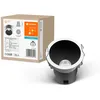 Image de LEDVANCE SPOT TWIST INSTALLATION Downlight, noir, 5W, 400lm, 830% en poids, 70 mm de diamètre, jusqu'à 90% d'économie d'énergie par rapport aux downlights halogènes, à un assemblage simple, 3000K