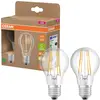Image de OSRAM HOMELIGHTING 4099854253461 LED-lamp Energielabel A (A - G) E27 Peer 2.2 W = 40 W Warmwit (Ø x h) 60 mm x 60 mm 2 stuk(s)
