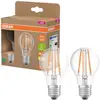 Image de OSRAM HOMELIGHTING 4099854253706 LED-lamp Energielabel A (A - G) E27 Peer 7.2 W = 100 W Warmwit (Ø x h) 60 mm x 60 mm 2 stuk(s)
