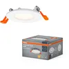 Image de OSRAM Downlight Slim 85mm Spot encastrable LED 4,5W 3000K blanc chaud 240 lumens design fin IP20 installation facile pour salons et couloirs
